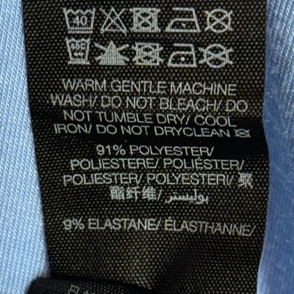 SWEATY BETTY Haste Run Long Sleeve Shirt, Blue Running Shirt, Size 8-10 - Picture 8 of 8